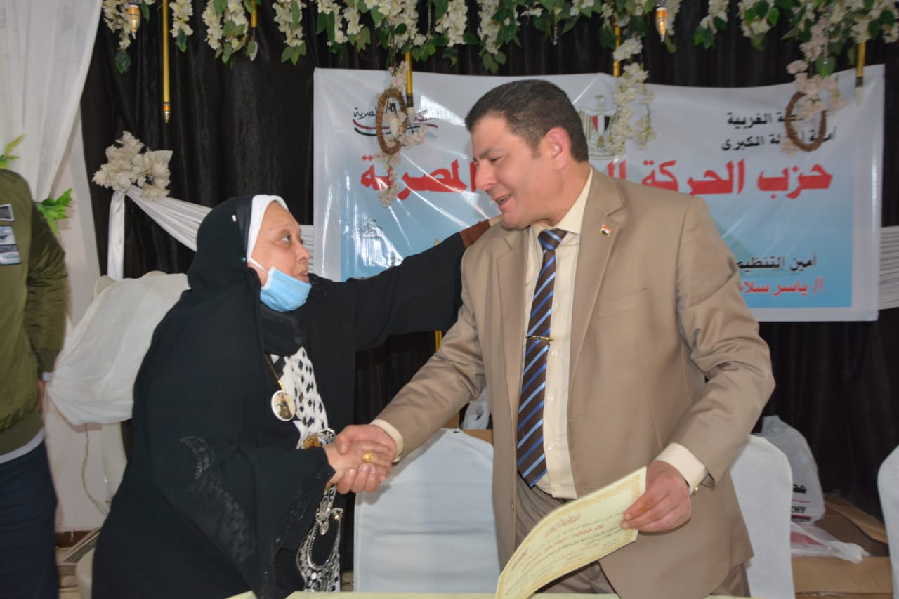 الحركة الوطنية ينظم احتفالية كبري بالمحلة في ذكري نصر اكتوبر ويكرم اسر الشهداء