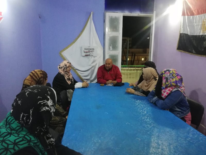 أمانة المرأة بالحركة الوطنية بالسويس تناقش سبل دعم المرأة وتوعيتها