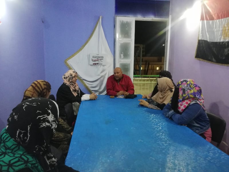 أمانة المرأة بالحركة الوطنية بالسويس تناقش سبل دعم المرأة وتوعيتها